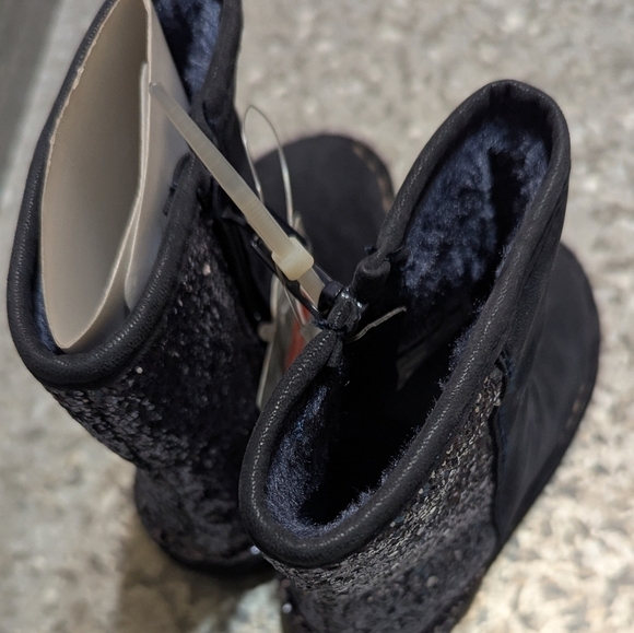 NWT New Carter's Size 7 Baby Toddler Boots Glitter Glitz - Picture 4 of 5